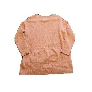 Pure Jill Sweater  XS Casual Pullover Long Sleeve Pocket Tight Knit Minialist